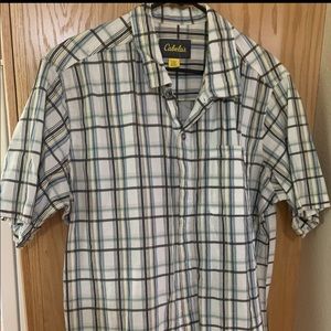 Cabelas button up shirt men’s